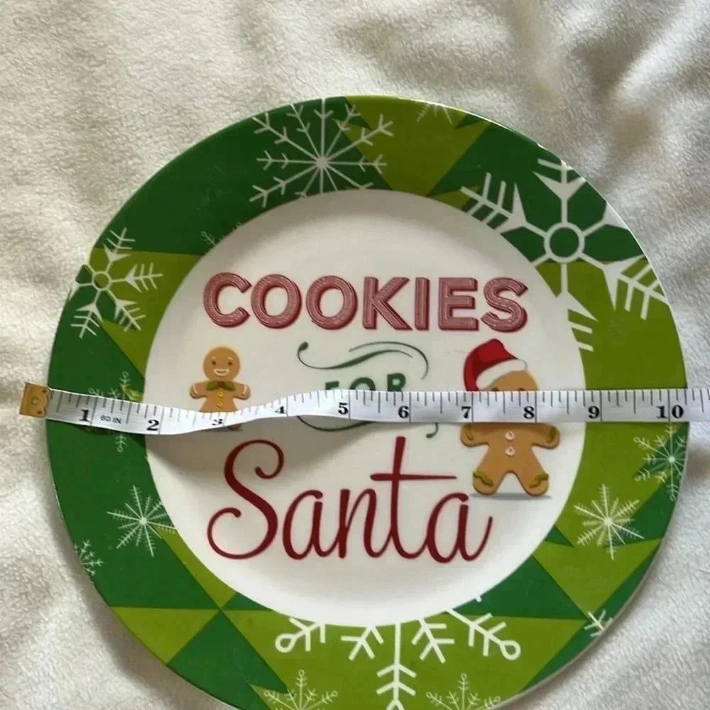 Cookies for Santa plate